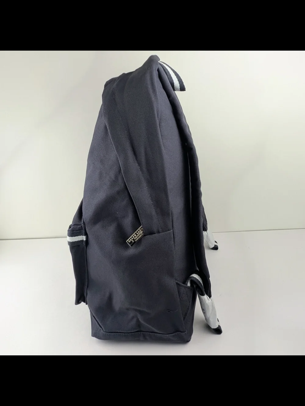 Ralph Lauren Fragrances World Of Polo Navy Blue Backpack with White Pony Accent